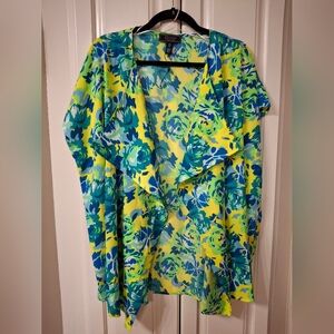 Christian Siriano Multicolor Patterned Top M/L